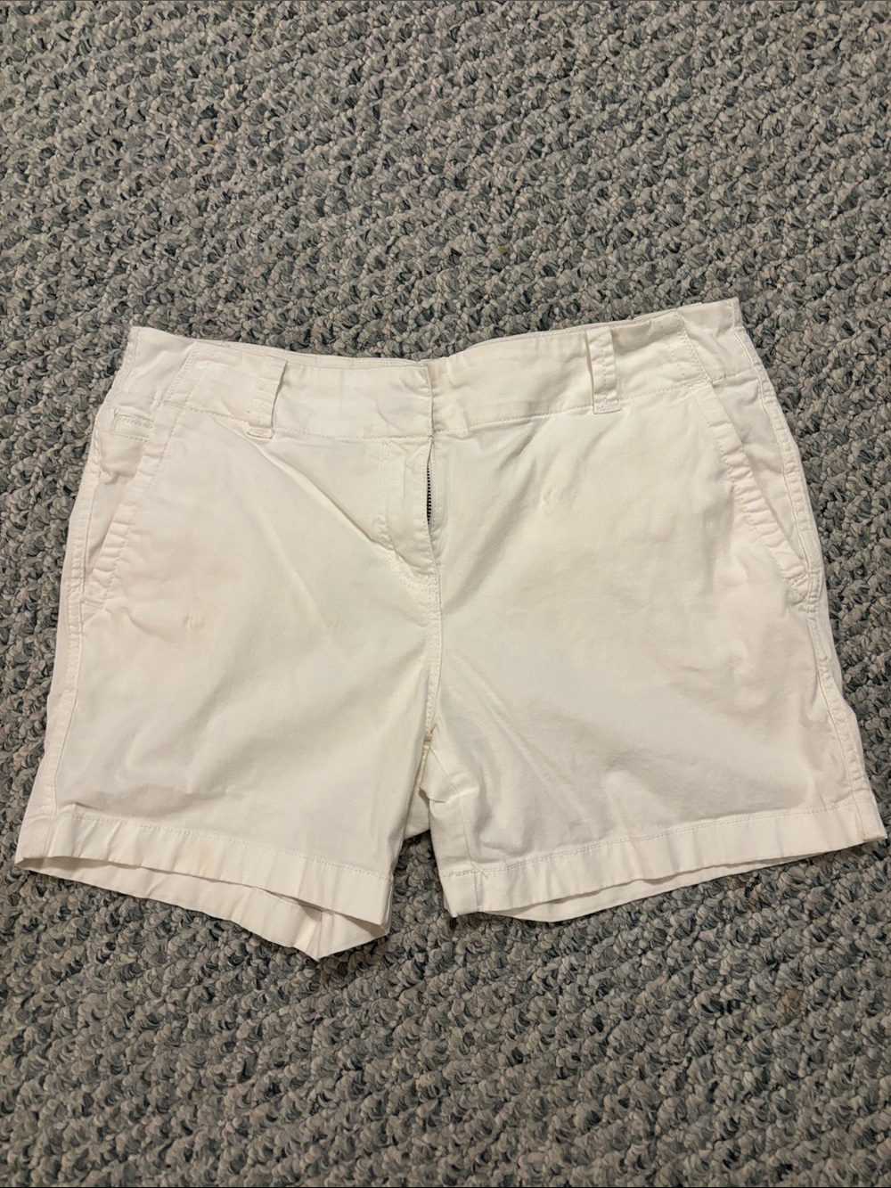 Vineyard Vines Cream Cotton Chino Shorts